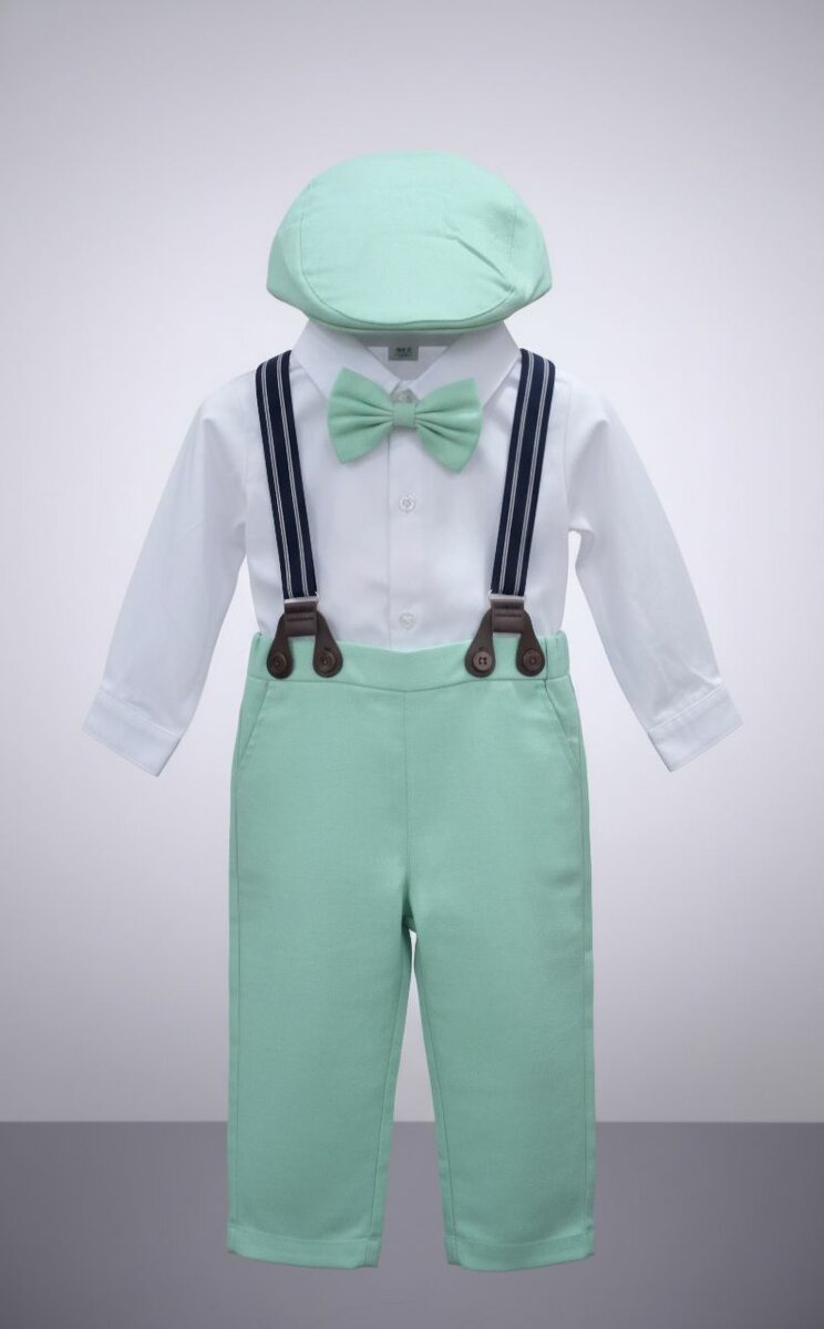 Tenue élégante enfant verte