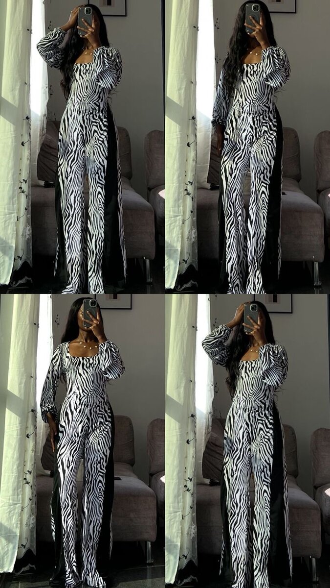 Robe longue élégante imprimée