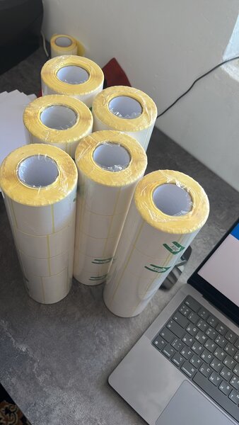 Термоэтикетки 58/40мм