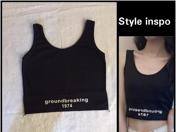 Salaula crop tops and tops