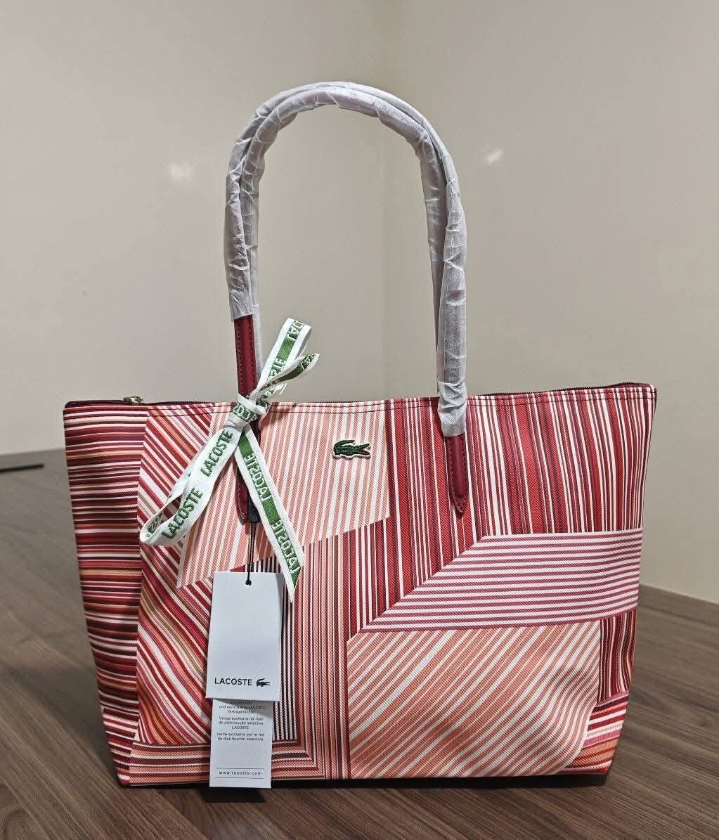 Sac cabas Lacoste coloré