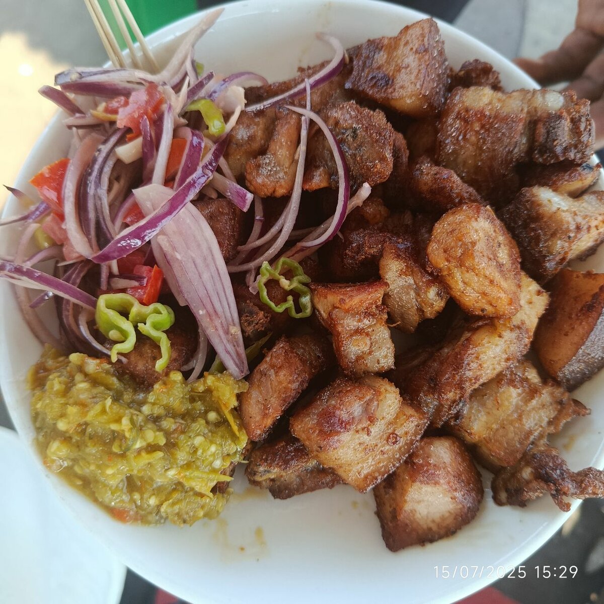 Chicharrón croustillant