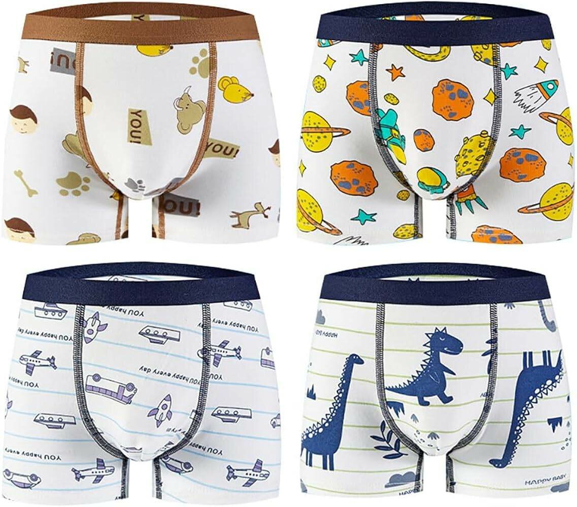 6 Boxers garçon 3-15 ans