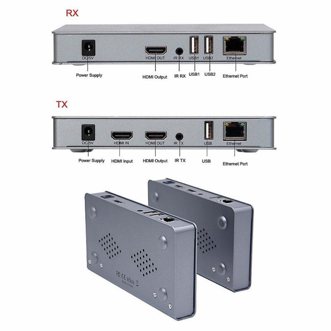 HDMI extender 200 mètres KVM IP extender