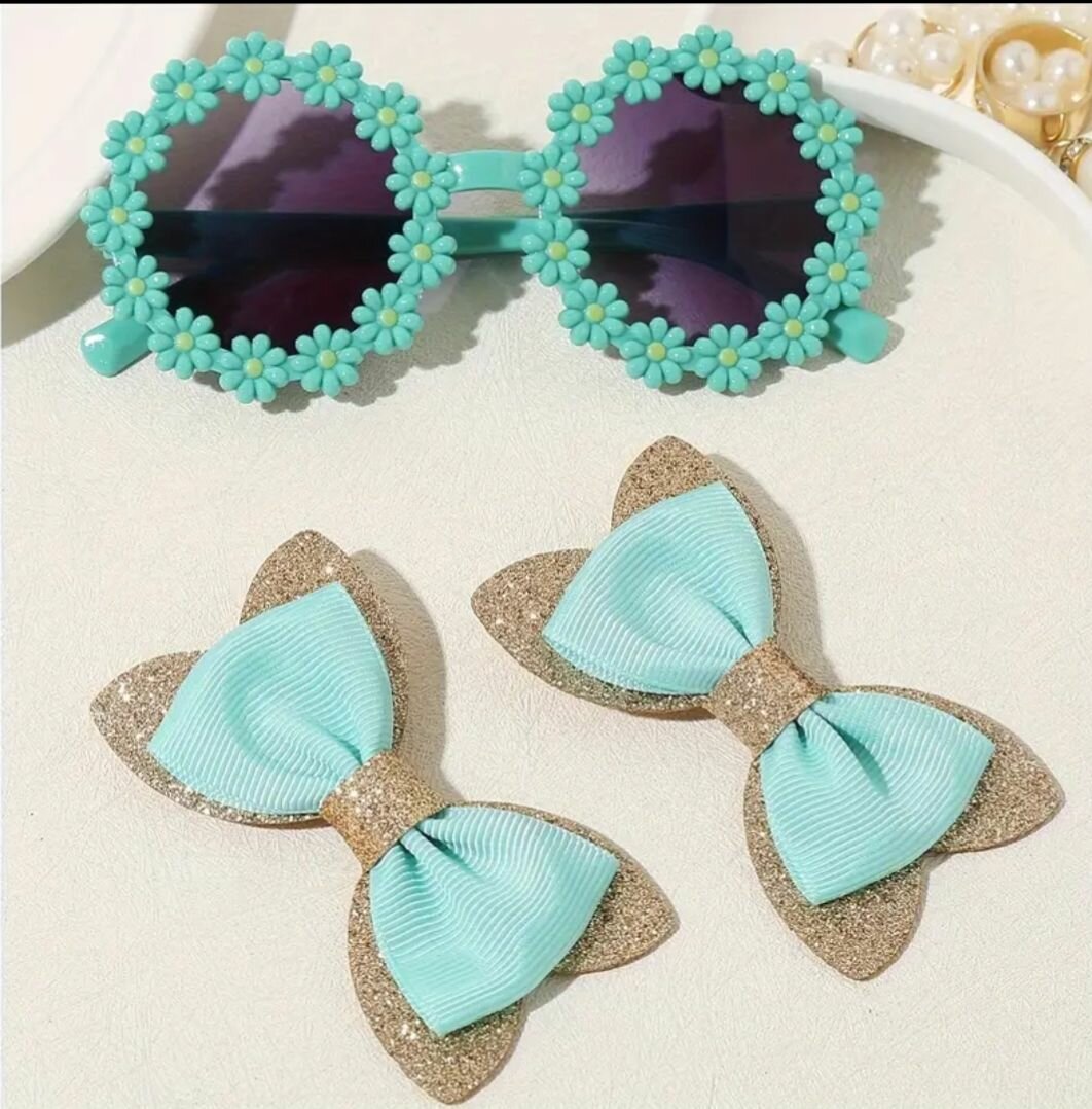 Pince à cheveux+ lunette