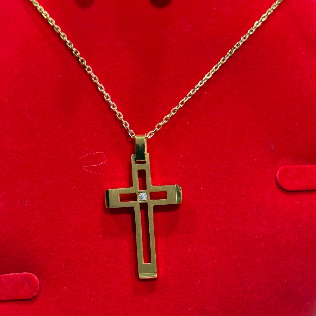 Chapelet en acier argenté