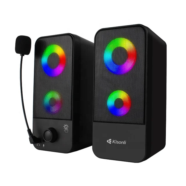 X9 Gaming Professional Power USB 2.0 Speakers with RGB Color