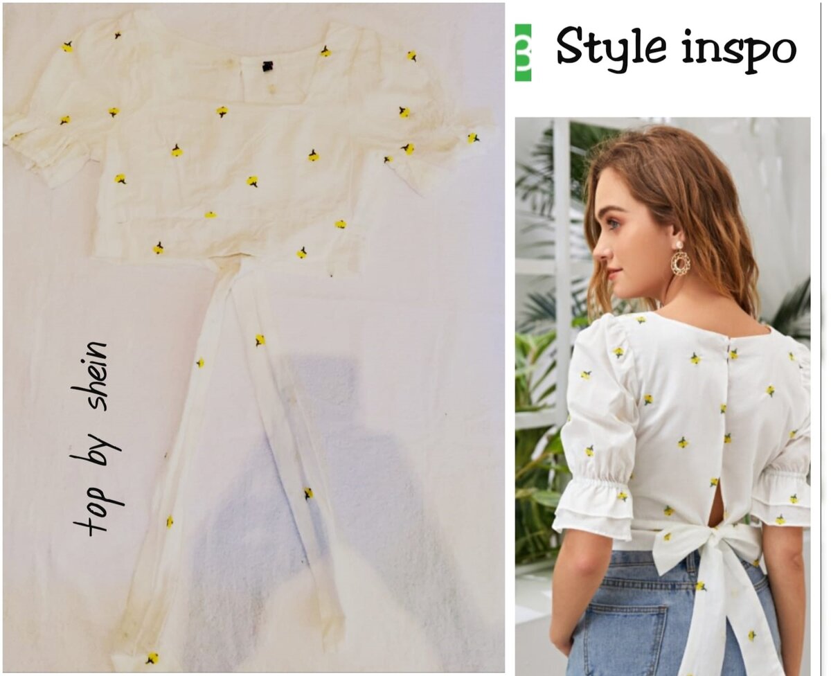 Salaula crop tops and tops