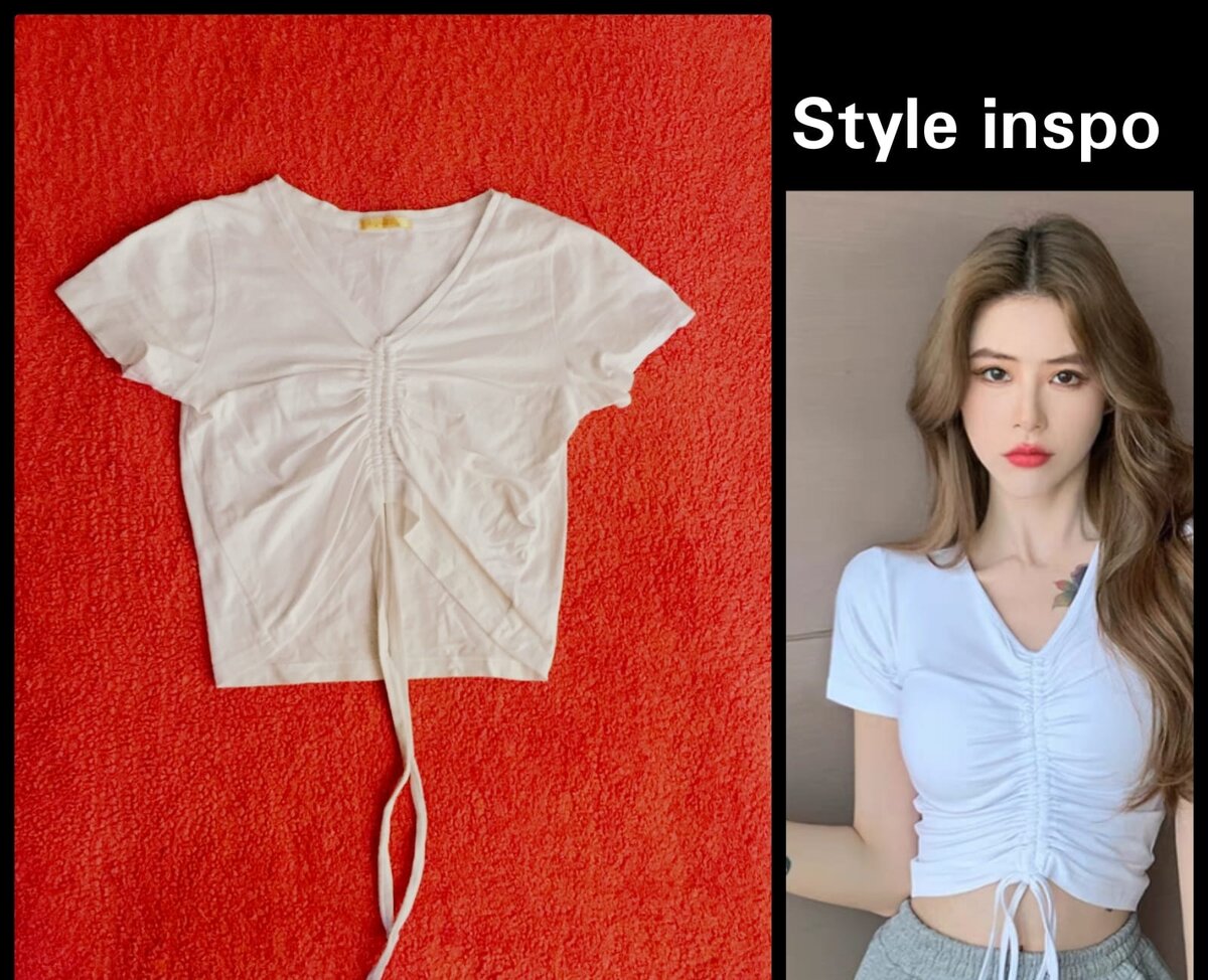 Salaula crop tops and tops