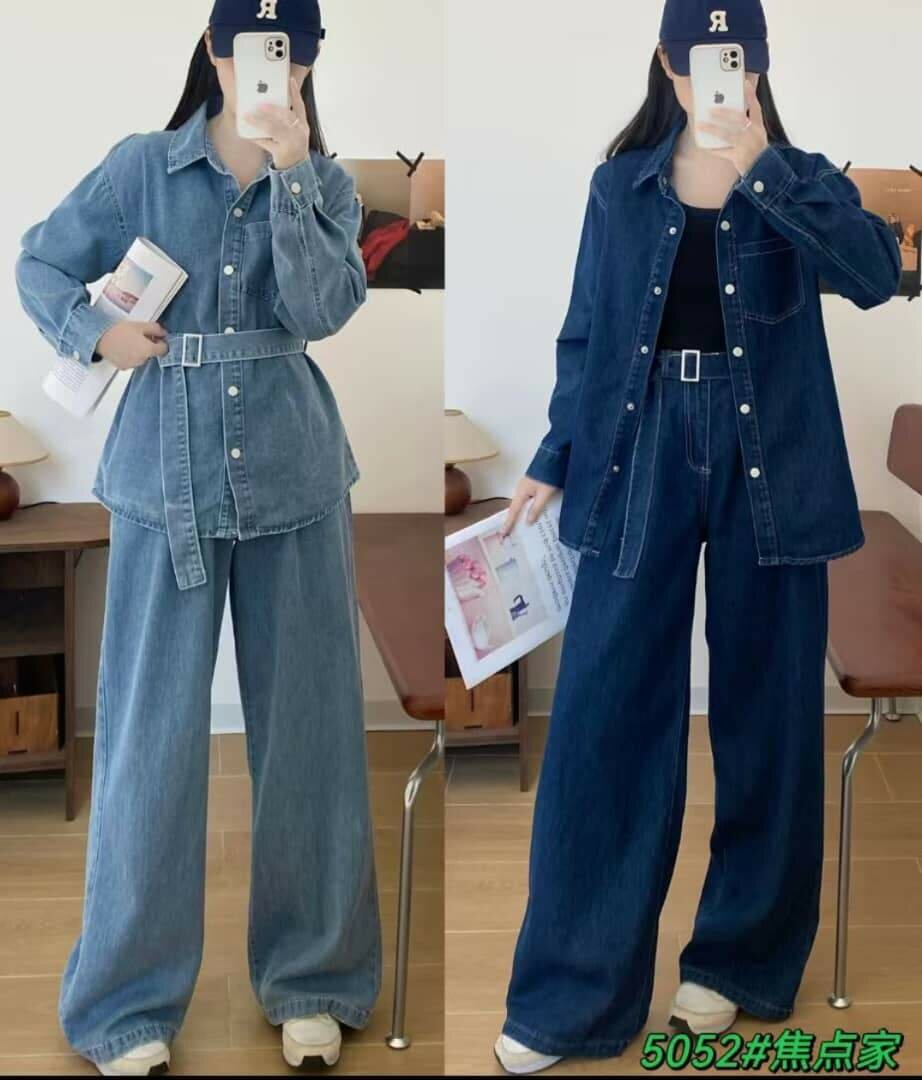 Джинсовые двойки. С юбкой и с брюками.