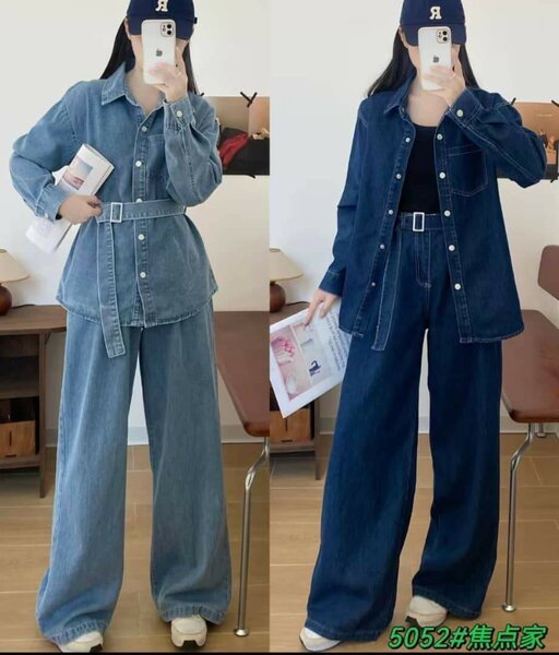 Джинсовые двойки. С юбкой и с брюками.