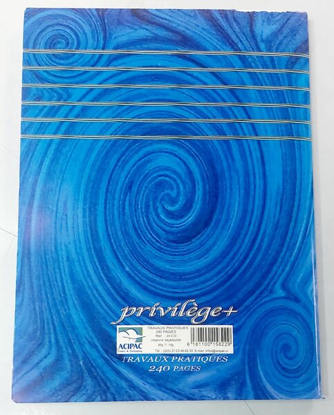 Cahier Privilège Tp 240 Pages