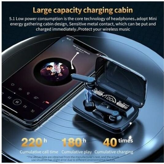 Écouteur sans fil bluetooth stéréo