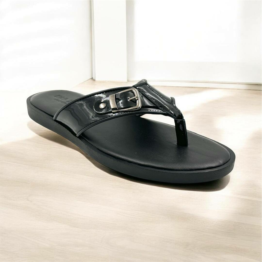 Leather slippers available