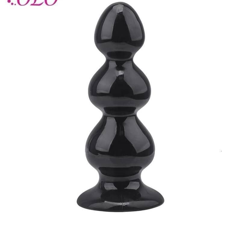 Plug anal en silicone noir