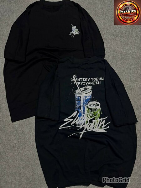 T-shirt tendance graphique