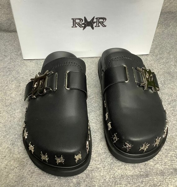 Sandales élégantes cuir noir