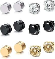 Boucles d'oreilles aimantée