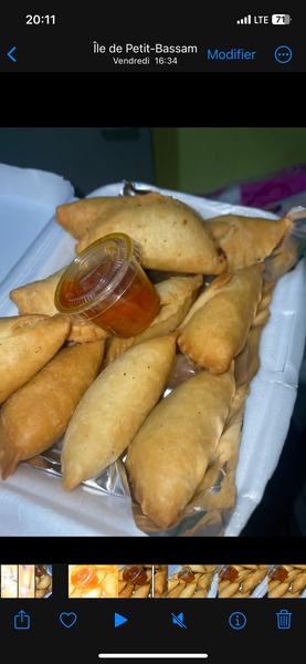 Pastels viande hachée poisson