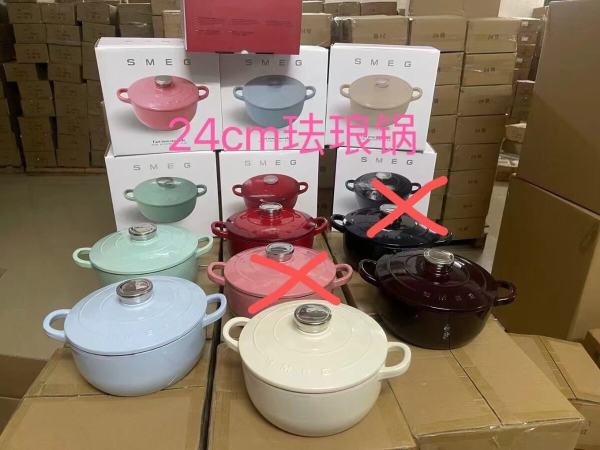 Кастрюля от бренд smeg