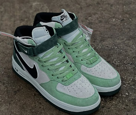 Step up your sneaker game with the Air Force 1 High Tops in premium suede material! 