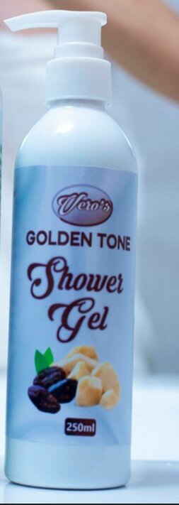 golden tone shower