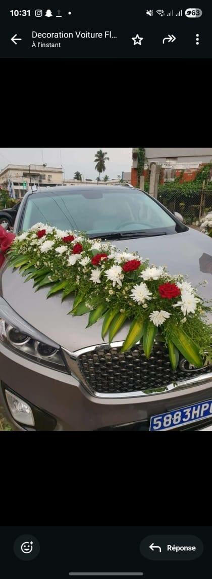 Décoration Florale Voiture Mariage