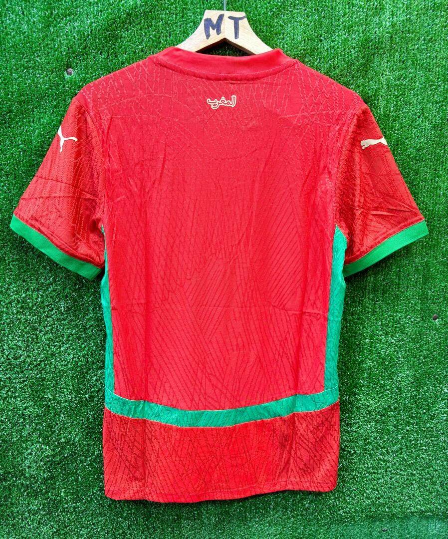 Maillot Maroc écussons en gomme version pro