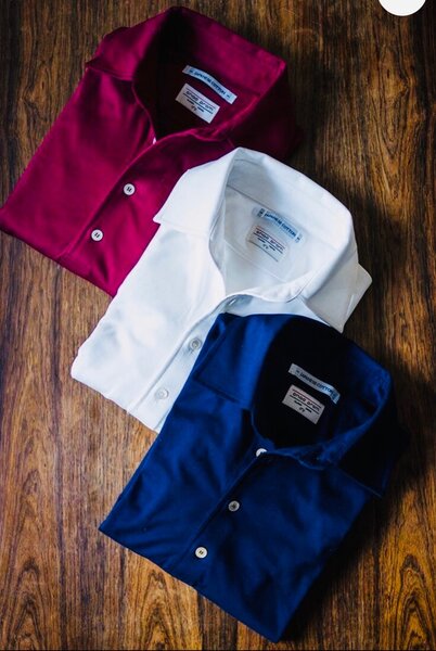 Plain cotton long sleeve shirt