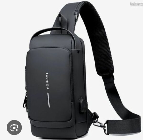 Sacoche bandoulière USB antivol