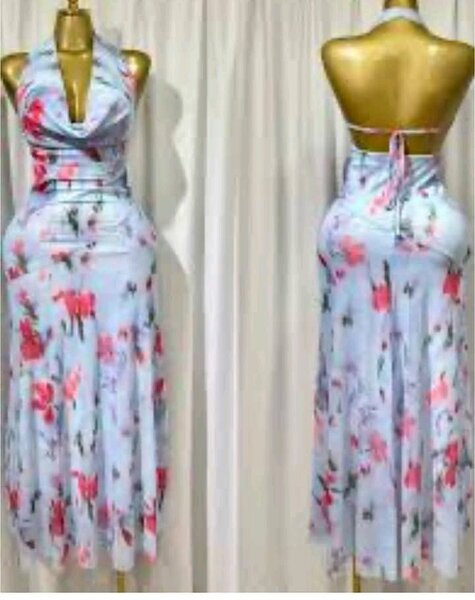 Robe d'été fluide élégante