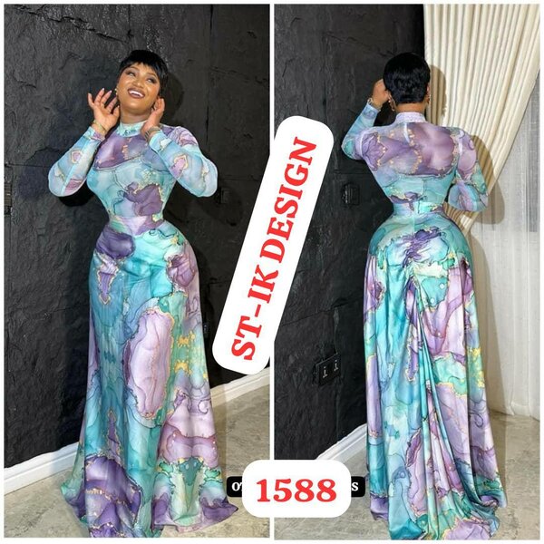 Robe Longue Imprimée Femme