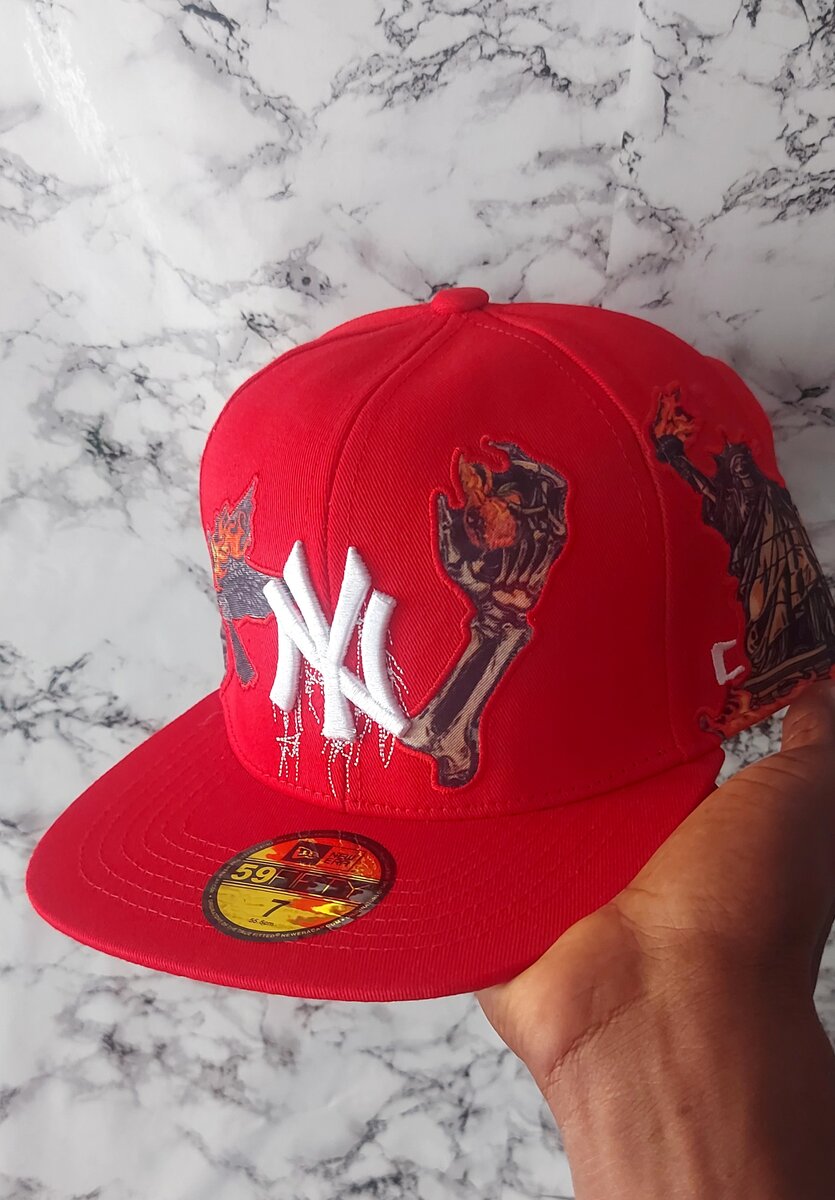 Casquette de baseball rouge
