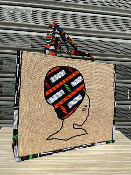 Sac fourre-tout en toile d'art