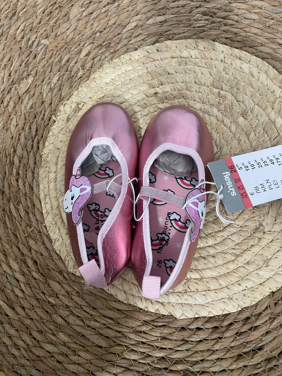 Ballerines Rose Filles Licorne