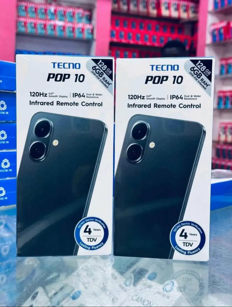 Smartphone Tecno Pop 10 128GB