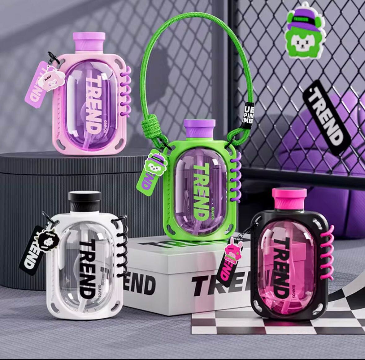 Bouteilles tendance décoratives