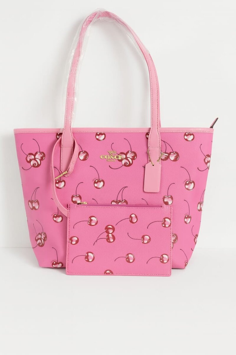 Sac coach rose cerise