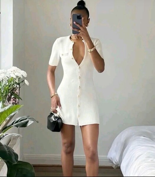 Robe en tricot élégante