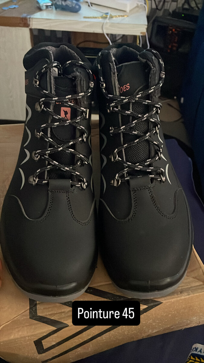 Chaussures de sécurité résistantes