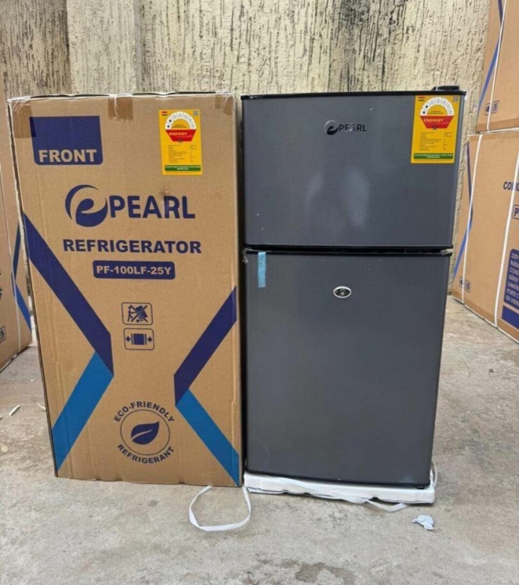 Table top double door pearl refrigerator