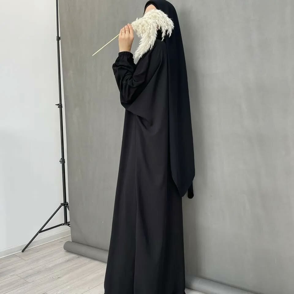 Широкое платье «Абая»+ никаб на завязке