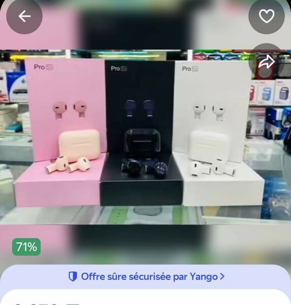 Écouteurs Bluetooth Pro5s