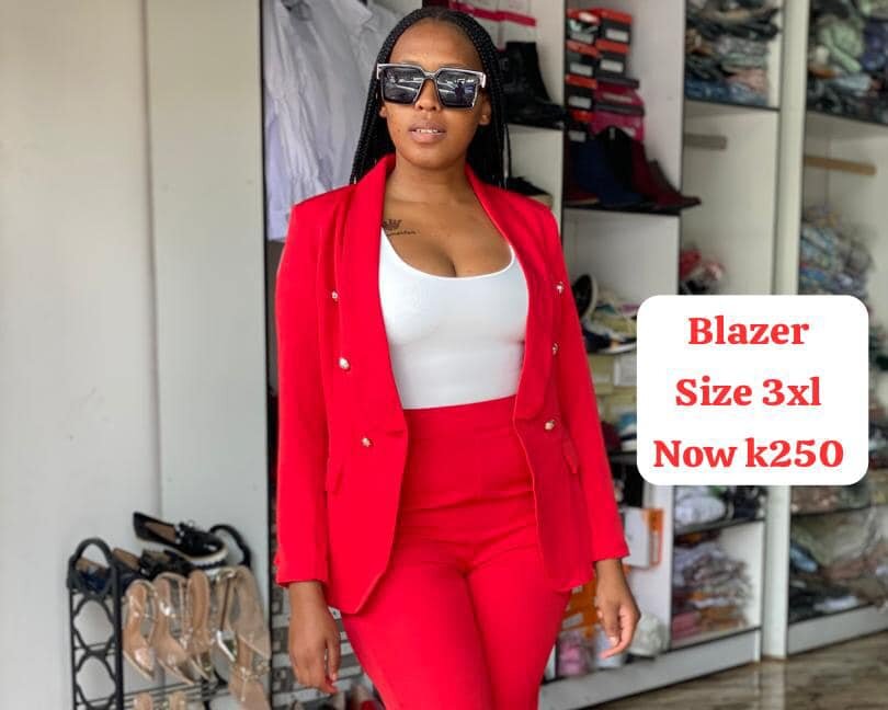 Beautiful, stylish and high-quality women's blazer red