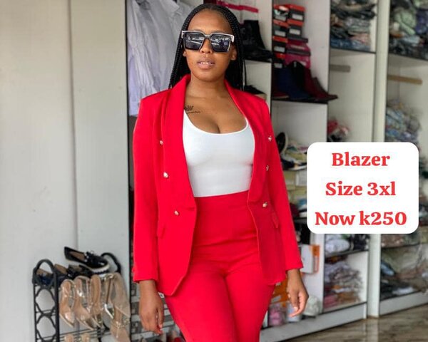 Beautiful, stylish and high-quality women's blazer red