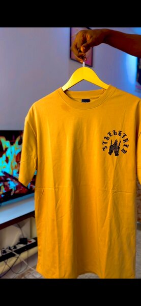 T-shirt beige Oversise