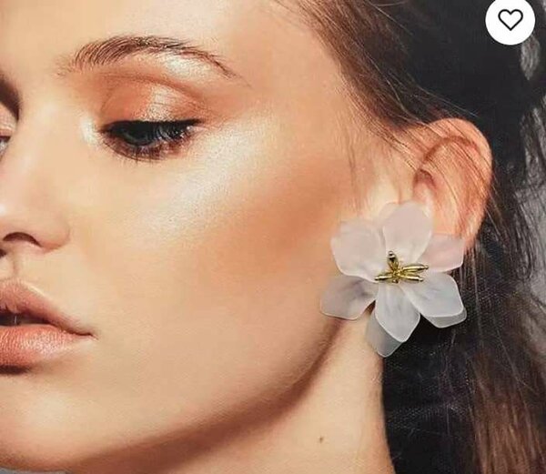 Boucles d'oreilles florales élégantes