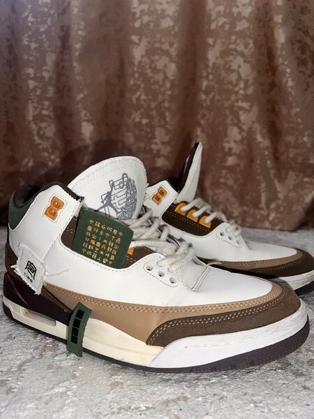 Air Jordan 3 Retro SE white Dark Brown