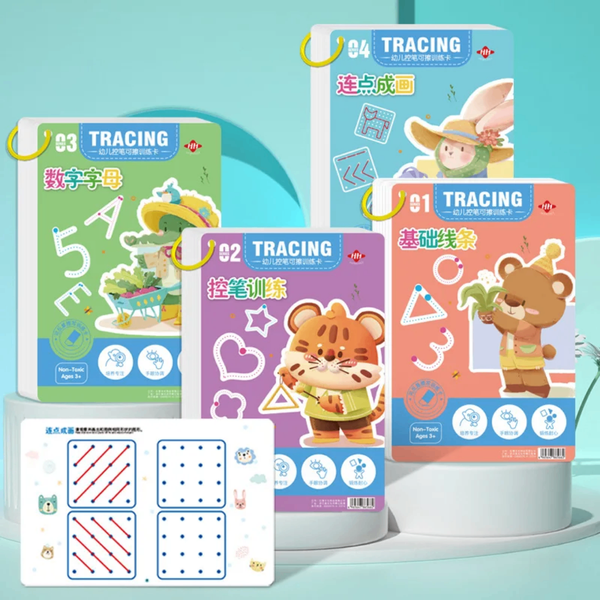 Cahier de Tracé Éducatif Enfant