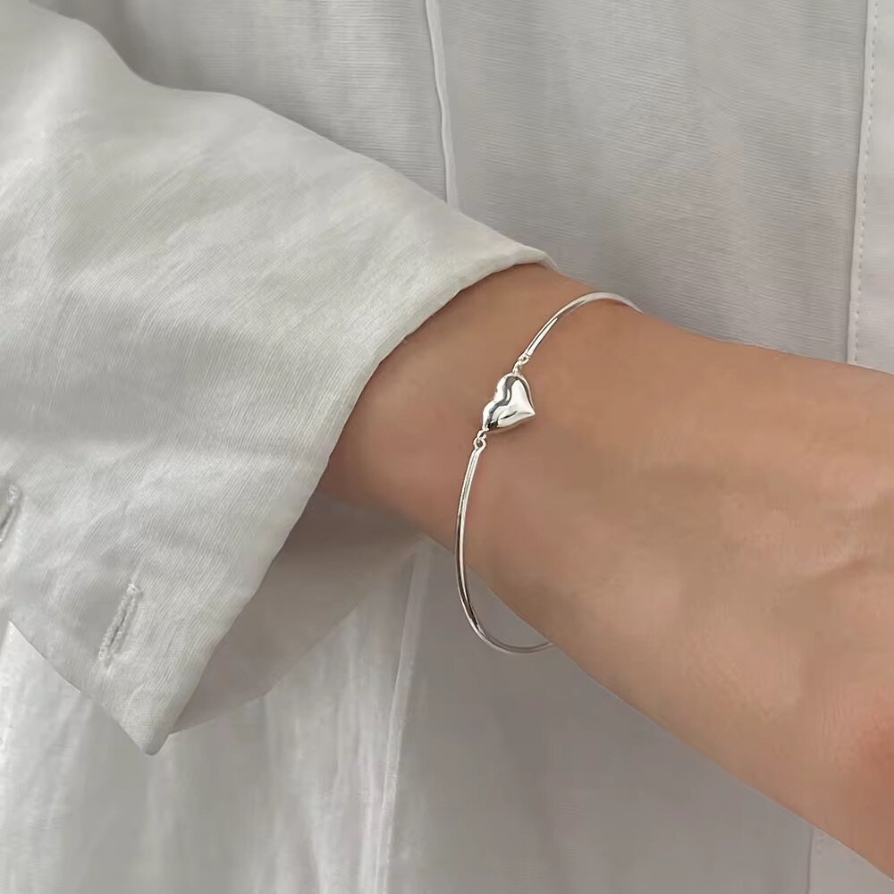 Bracelet en cœur élégant